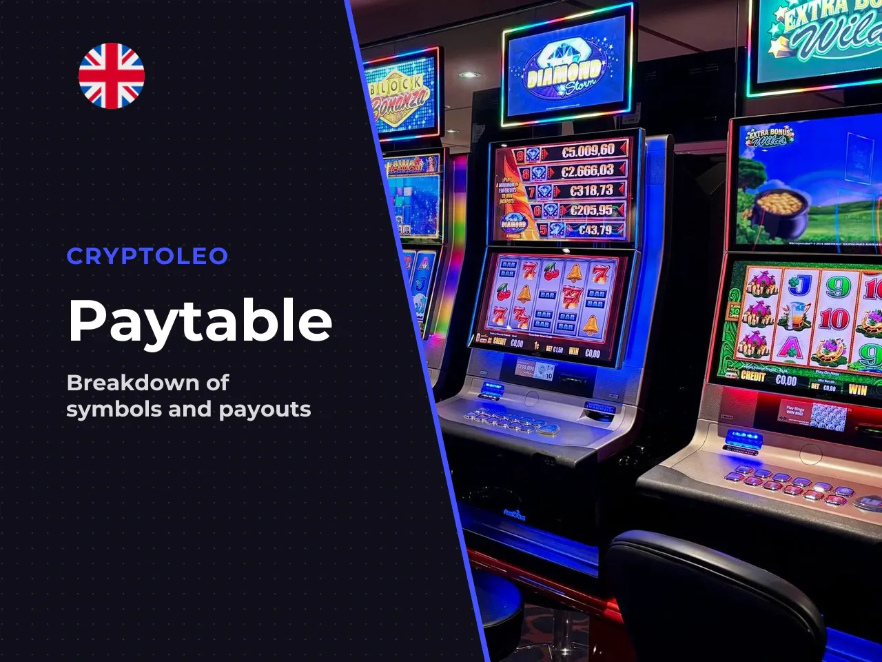 Ordinary and Special Symbols. The paytable