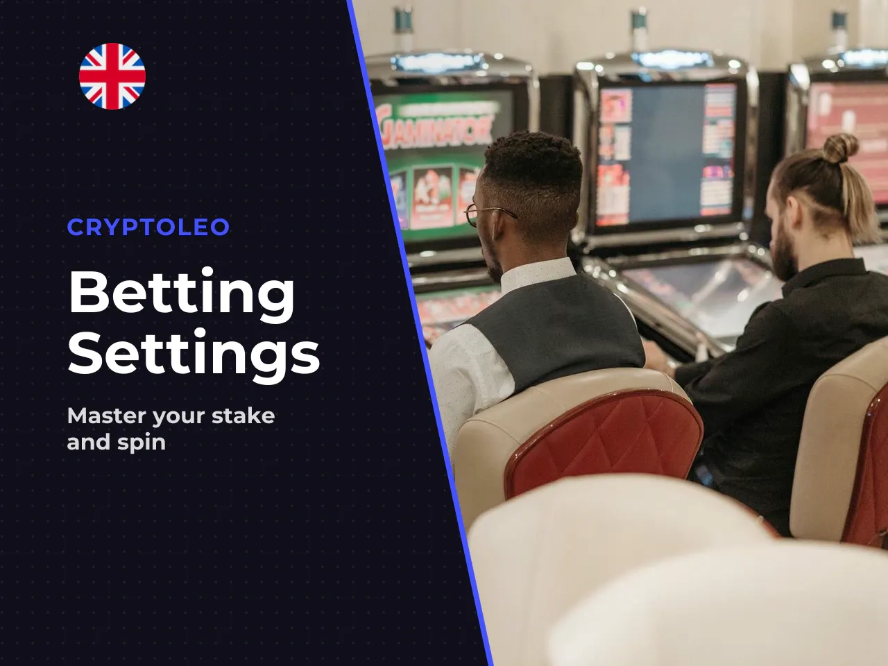 Setting your stake and launching spins