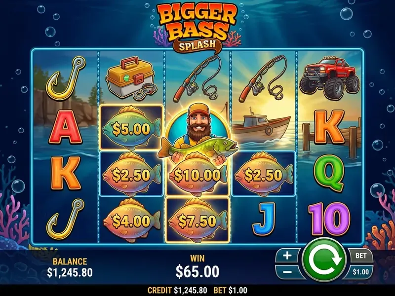 bigger bass splash slot interface overview